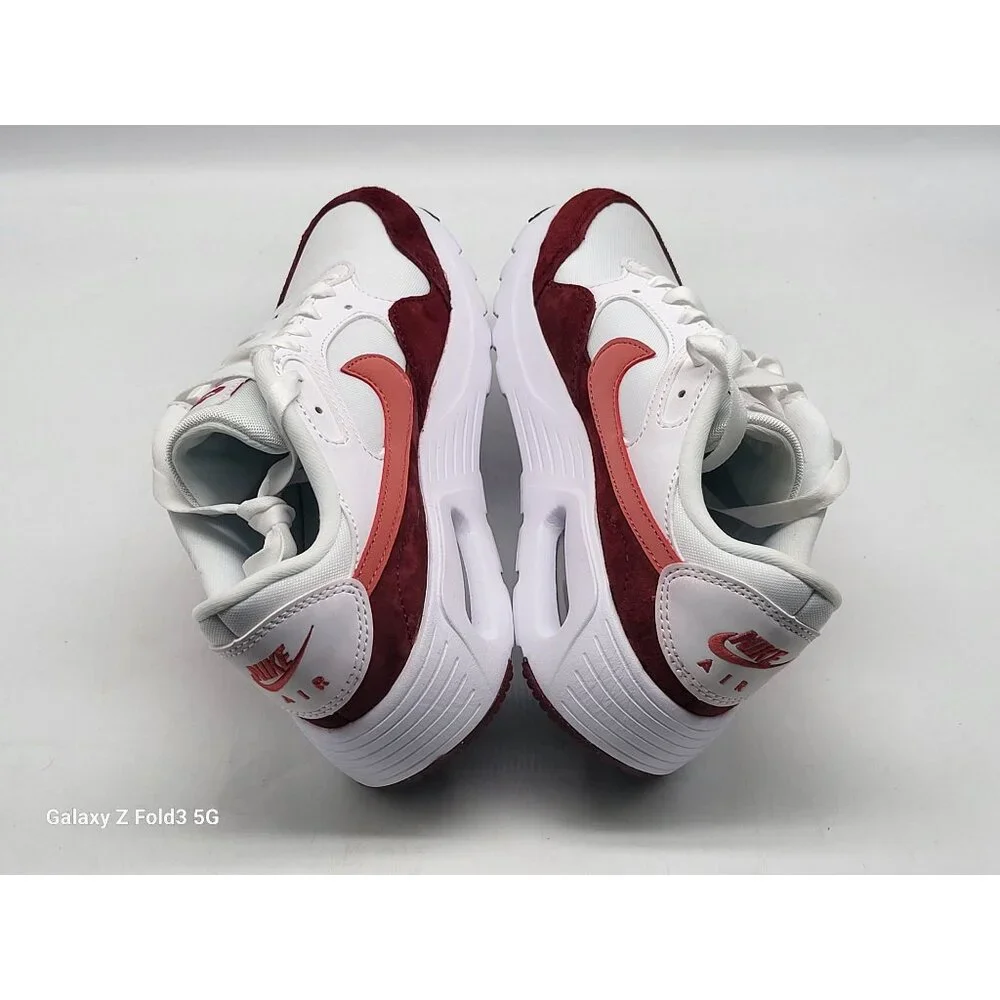 Nike Air Max SC Womens Size 6 White Black Red Athletic Shoes FJ3242 100‎